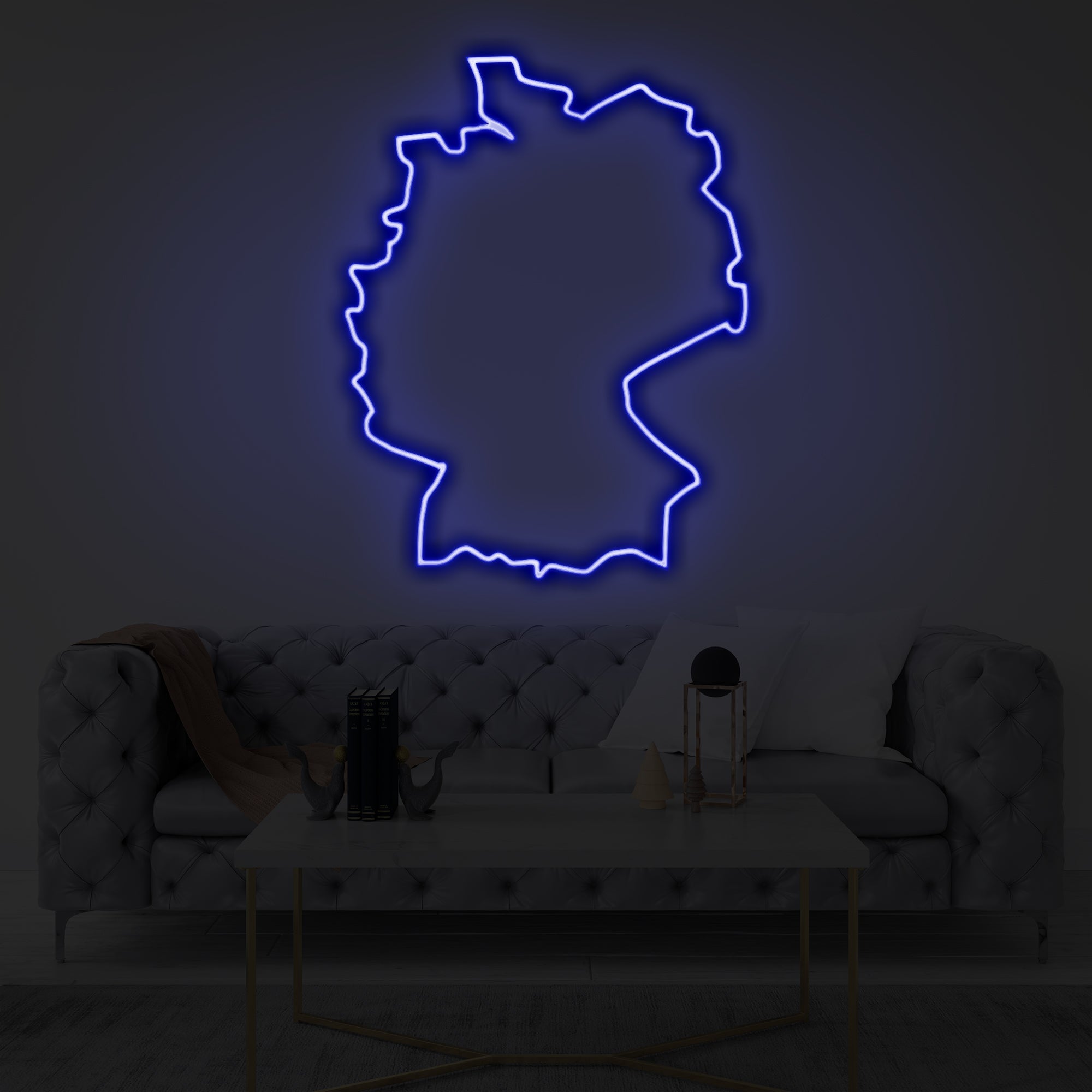 Land als Neonschild - Official Neon