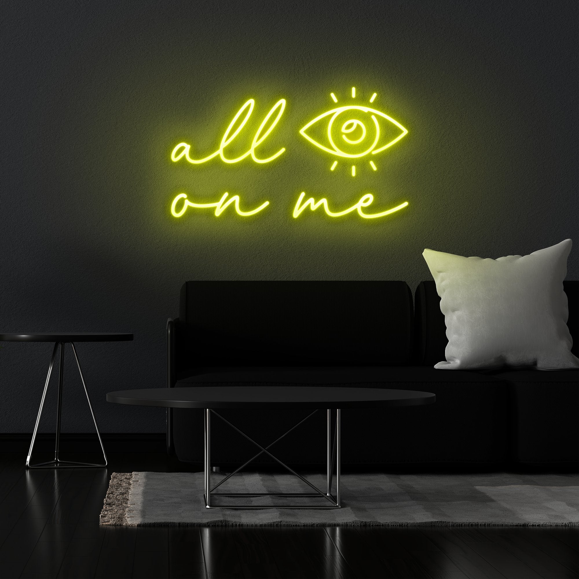 All Eyes On Me - Neonschild - Official Neon - led neon schild schriftzug personalisiert