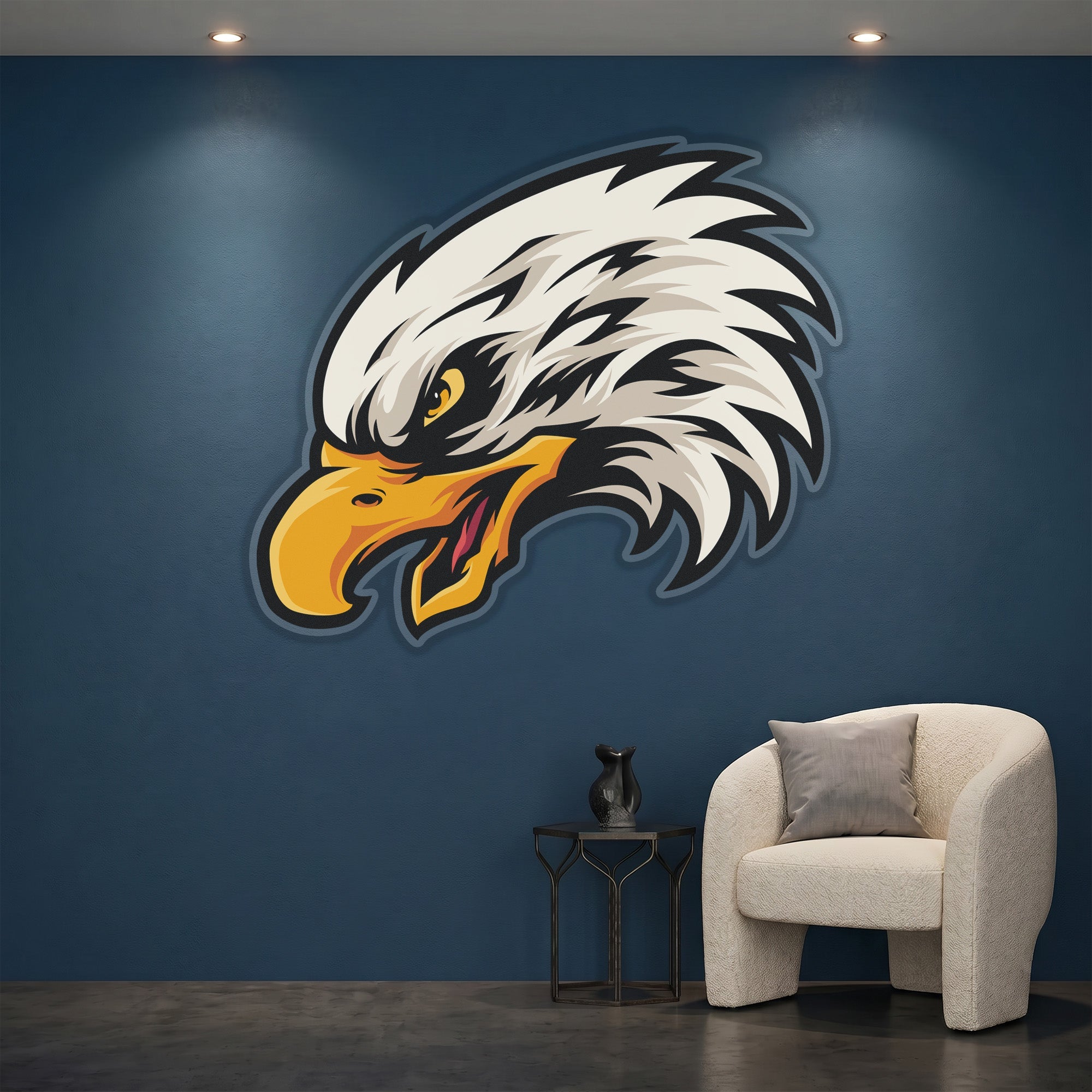 Acrylglasbild - Adler - UV Druck - Official Neon - led neon schild schriftzug personalisiert