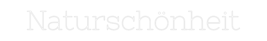Konfiguriertes Neonschild: Naturschönheit