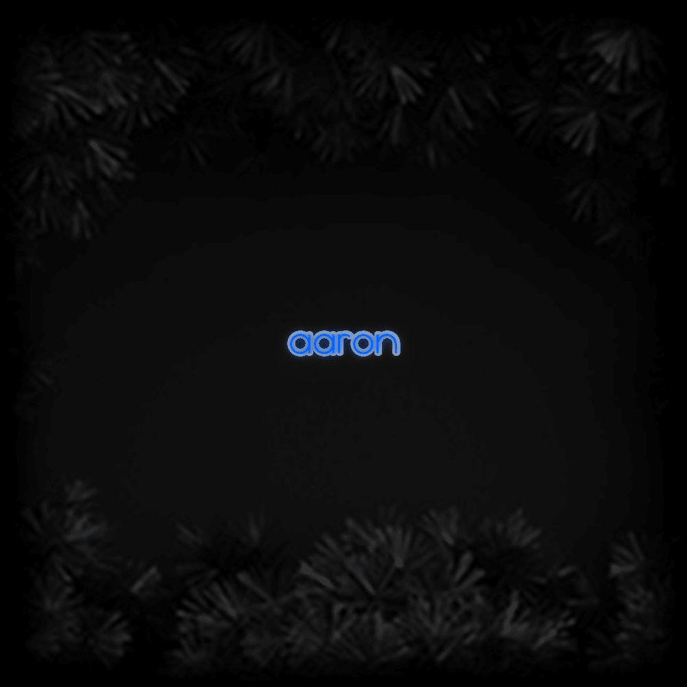 Konfiguriertes LED-Neonschild: aaron - Official Neon - led neon schild schriftzug personalisiert
