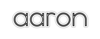 Konfiguriertes LED-Neonschild: aaron - Official Neon - led neon schild schriftzug personalisiert