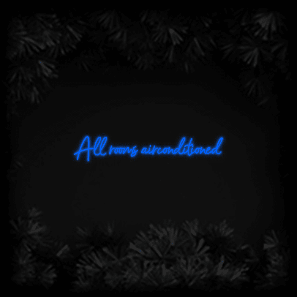 Konfiguriertes LED-Neonschild: All rooms airco... - Official Neon - led neon schild schriftzug personalisiert