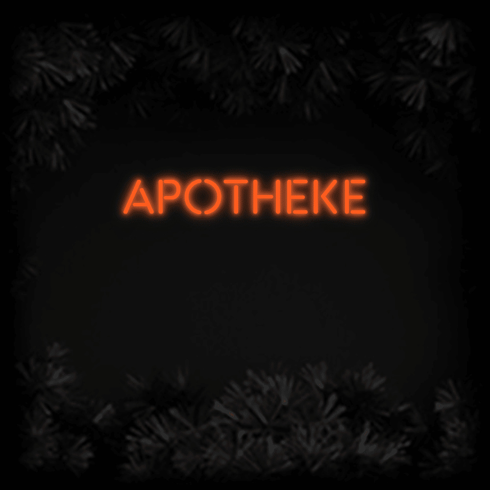 Konfiguriertes LED - Neonschild: APOTHEKE - Official Neon - led neon schild schriftzug personalisiert