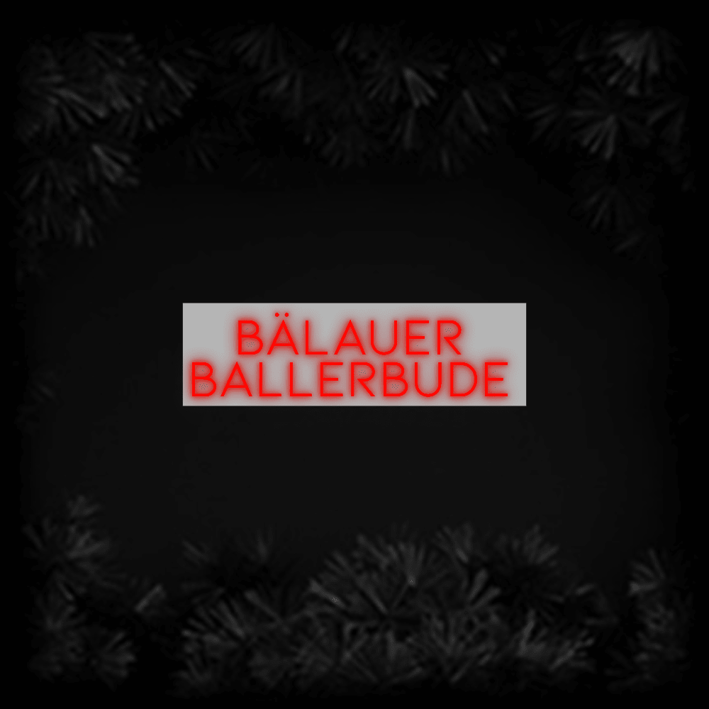 Konfiguriertes LED - Neonschild: Bälauer Ballerb... - Official Neon - led neon schild schriftzug personalisiert