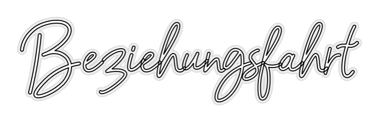 Konfiguriertes LED-Neonschild: Beziehungsfahrt - Official Neon - led neon schild schriftzug personalisiert