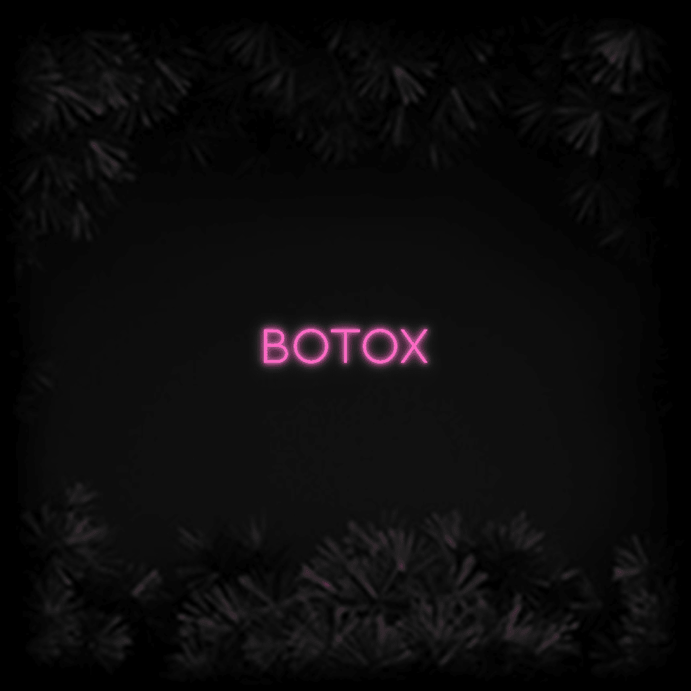 Konfiguriertes LED - Neonschild: BOTOX - Official Neon - led neon schild schriftzug personalisiert