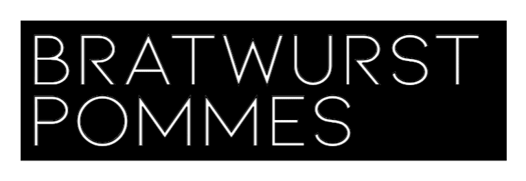 Konfiguriertes LED - Neonschild: BRATWURST POMME... - Official Neon - led neon schild schriftzug personalisiert
