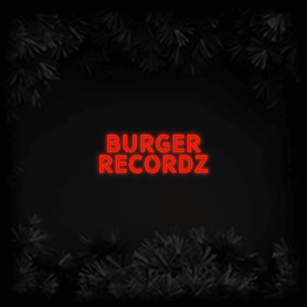 Konfiguriertes LED - Neonschild: Burger Recordz - Official Neon - led neon schild schriftzug personalisiert