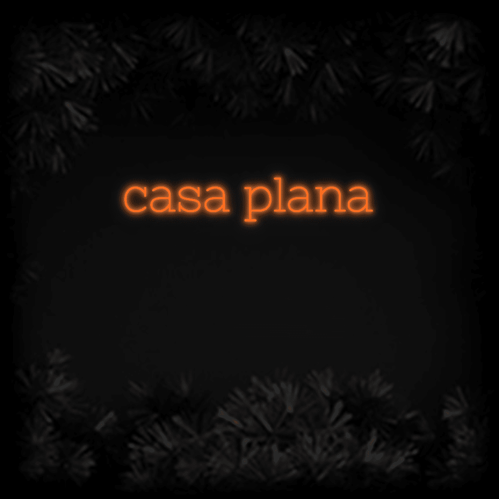 Konfiguriertes LED-Neonschild: casa plana - Official Neon - led neon schild schriftzug personalisiert