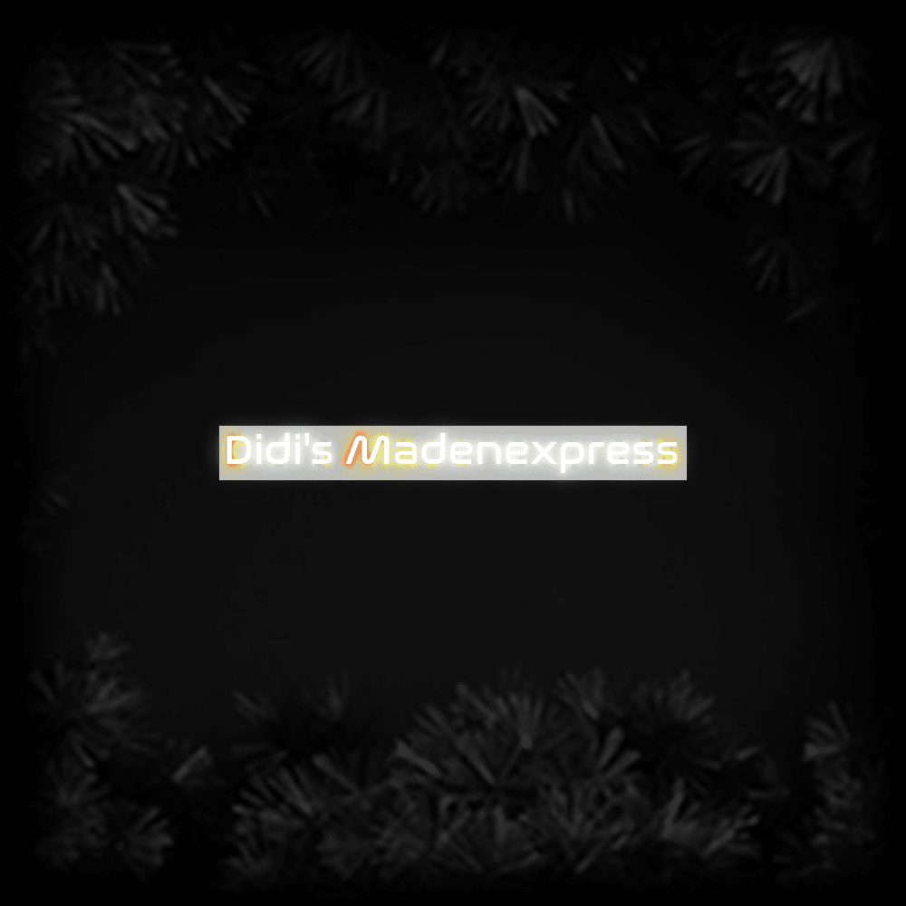 Konfiguriertes LED-Neonschild: Didi's Madenexp... - Official Neon - led neon schild schriftzug personalisiert