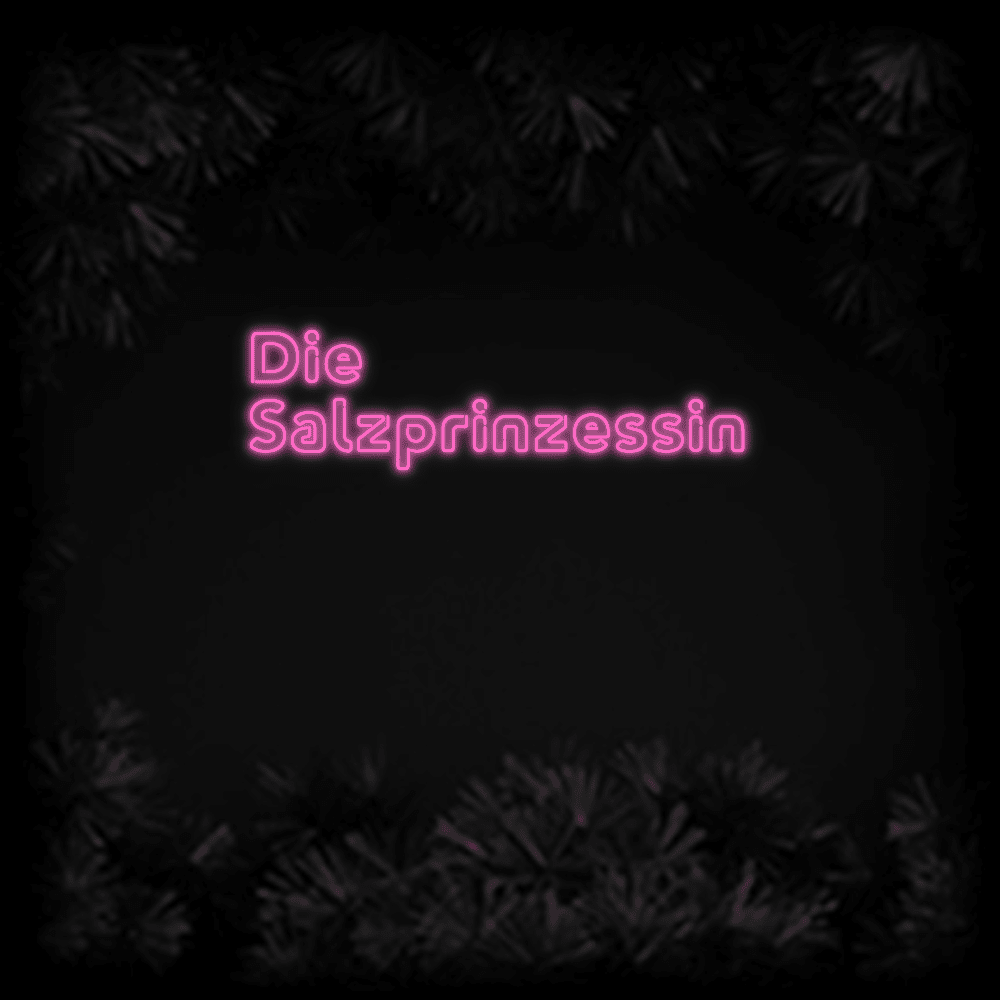Konfiguriertes LED - Neonschild: Die Salzprinzes... - Official Neon - led neon schild schriftzug personalisiert