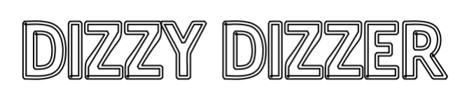 Konfiguriertes LED - Neonschild: Dizzy Dizzer - Official Neon - led neon schild schriftzug personalisiert