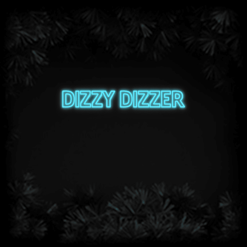 Konfiguriertes LED - Neonschild: DIZZY DIZZER - Official Neon - led neon schild schriftzug personalisiert