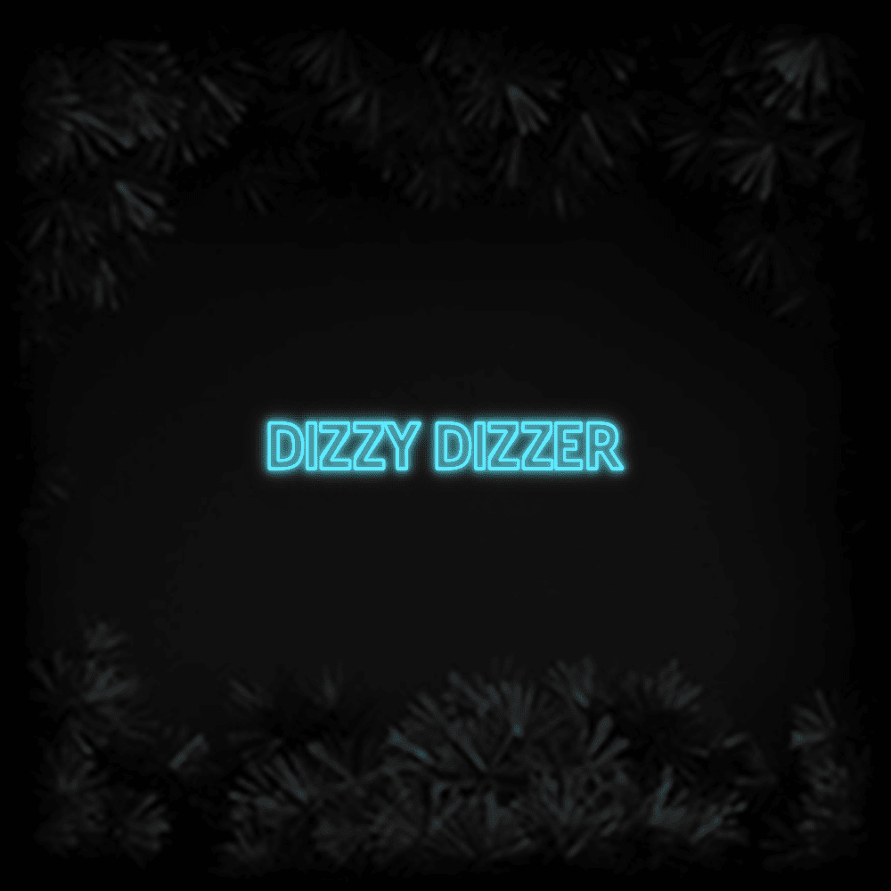 Konfiguriertes LED - Neonschild: Dizzy Dizzer - Official Neon - led neon schild schriftzug personalisiert