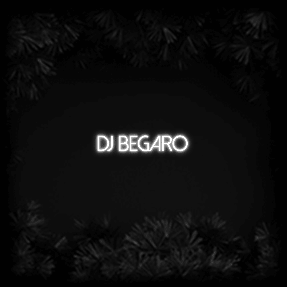 Konfiguriertes LED - Neonschild: Dj BEGARO - Official Neon - led neon schild schriftzug personalisiert