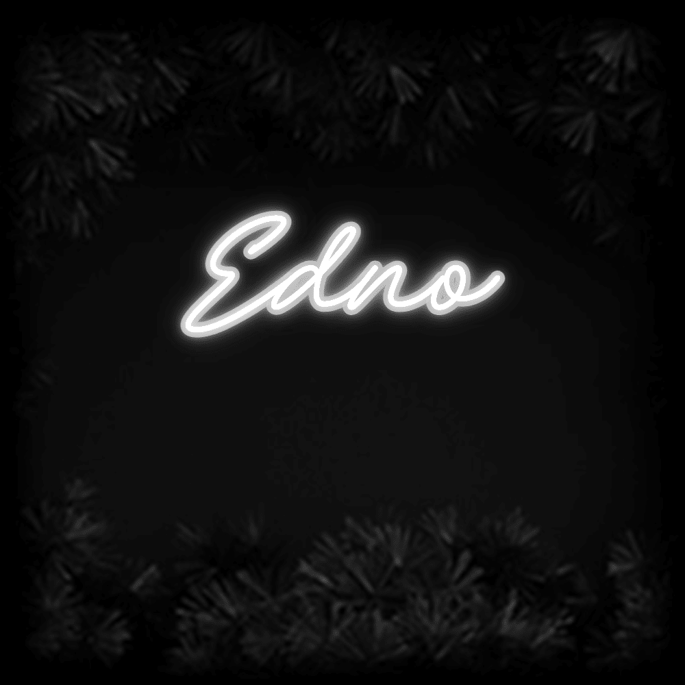 Konfiguriertes LED - Neonschild: Edno - Official Neon - led neon schild schriftzug personalisiert