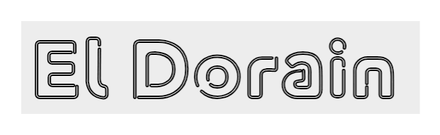 Konfiguriertes LED - Neonschild: El Dorain - Official Neon - led neon schild schriftzug personalisiert