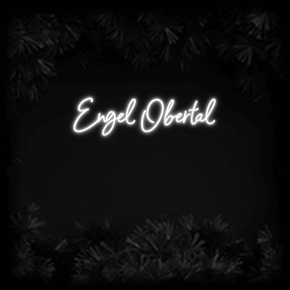 Konfiguriertes LED - Neonschild: Engel Obertal - Official Neon - led neon schild schriftzug personalisiert