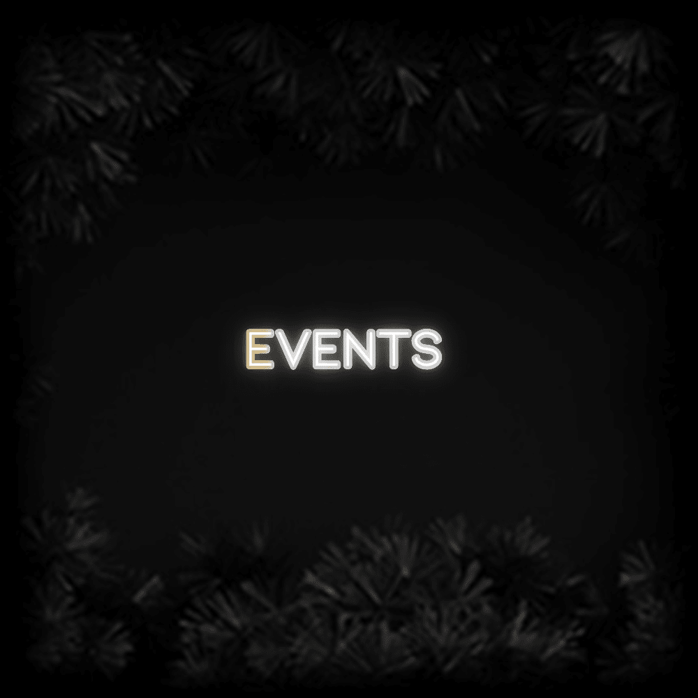 Konfiguriertes LED-Neonschild: EVENTS - Official Neon - led neon schild schriftzug personalisiert
