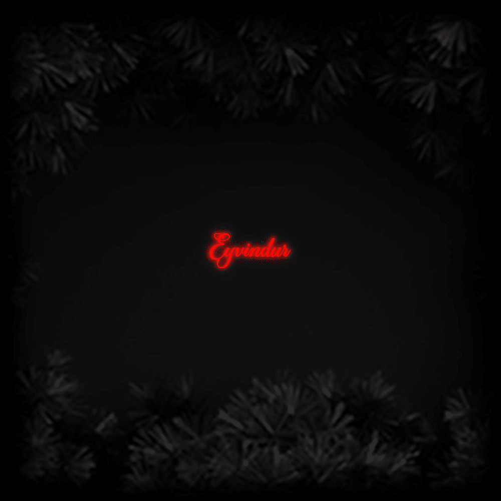 Konfiguriertes LED - Neonschild: Eyvindur - Official Neon - led neon schild schriftzug personalisiert