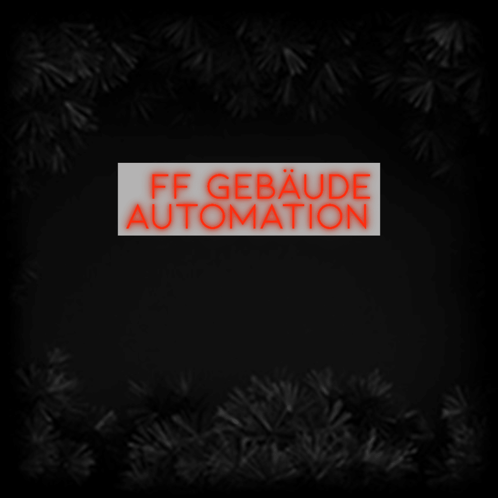 Konfiguriertes LED - Neonschild: FF GEBÄUDE AUTO... - Official Neon - led neon schild schriftzug personalisiert