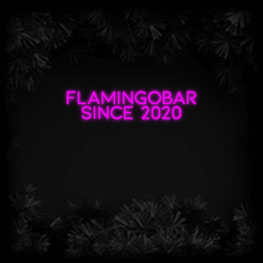 Konfiguriertes LED-Neonschild: FLAMINGOBAR SIN... - Official Neon - led neon schild schriftzug personalisiert