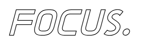 Konfiguriertes LED - Neonschild: FOCUS. - Official Neon - led neon schild schriftzug personalisiert