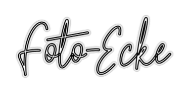 Konfiguriertes LED-Neonschild: Foto-Ecke - Official Neon - led neon schild schriftzug personalisiert