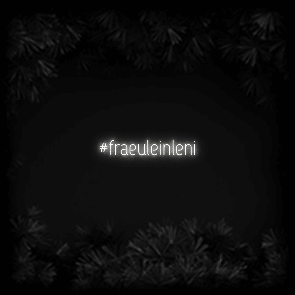 Konfiguriertes LED-Neonschild: fraeuleinleni - Official Neon - led neon schild schriftzug personalisiert