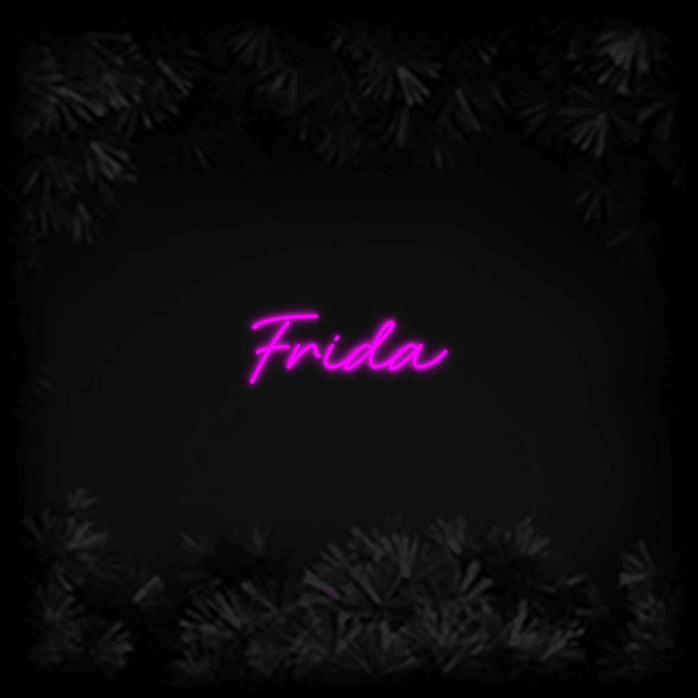 Konfiguriertes LED-Neonschild: Frida - Official Neon - led neon schild schriftzug personalisiert