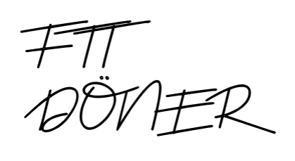 Konfiguriertes LED - Neonschild: FTT DÖNER - Official Neon - led neon schild schriftzug personalisiert