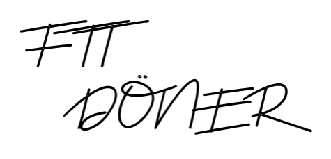 Konfiguriertes LED - Neonschild: FTT DÖNER - Official Neon - led neon schild schriftzug personalisiert