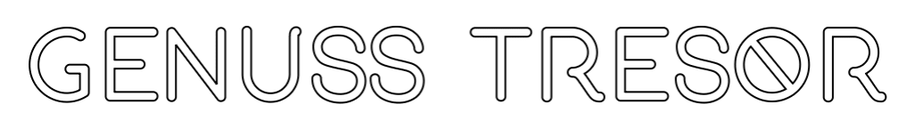 Konfiguriertes LED - Neonschild: Genuss Tresor - Official Neon - led neon schild schriftzug personalisiert