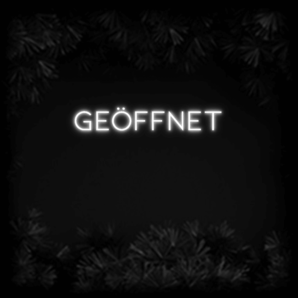 Konfiguriertes LED-Neonschild: GEÖFFNET - Official Neon - led neon schild schriftzug personalisiert