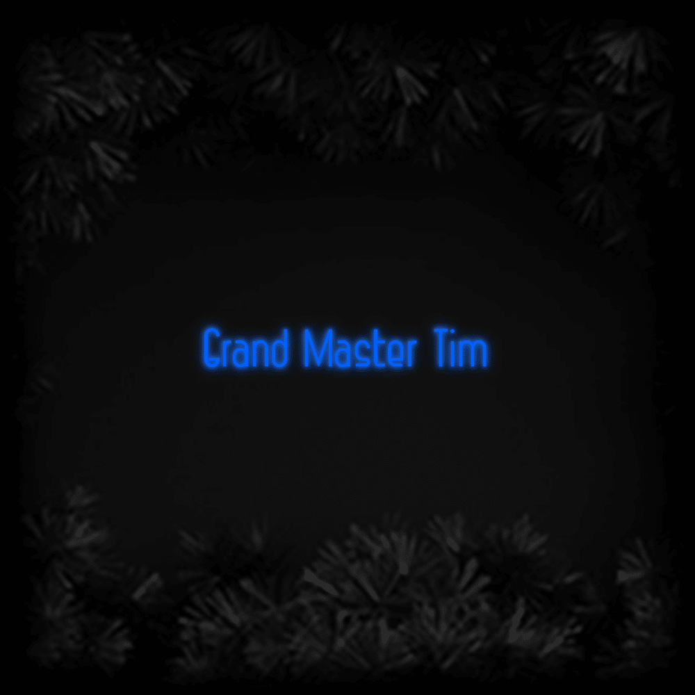 Konfiguriertes LED-Neonschild: Grand Master Ti... - Official Neon - led neon schild schriftzug personalisiert