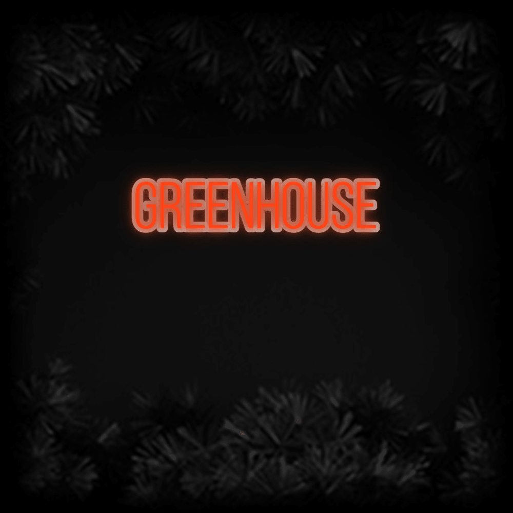Konfiguriertes LED - Neonschild: GREENHOUSE - Official Neon - led neon schild schriftzug personalisiert