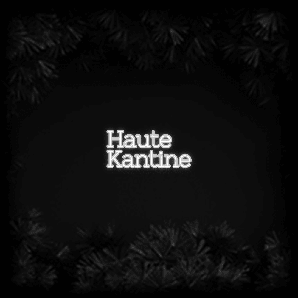 Konfiguriertes LED - Neonschild: Haute Kantine - Official Neon - led neon schild schriftzug personalisiert