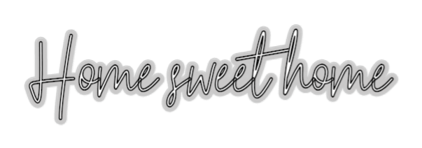 Konfiguriertes LED-Neonschild: Home sweet home - Official Neon - led neon schild schriftzug personalisiert