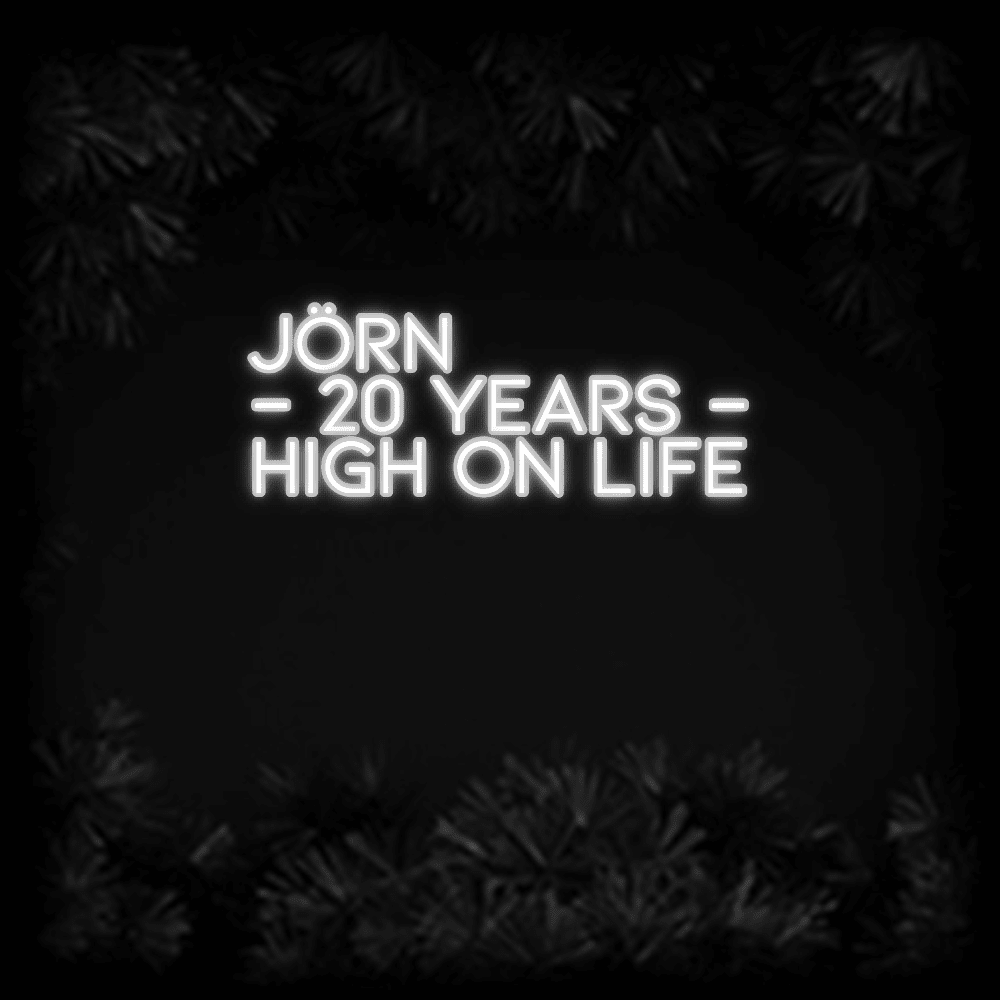 Konfiguriertes LED-Neonschild: JöRN - 20 years... - Official Neon - led neon schild schriftzug personalisiert