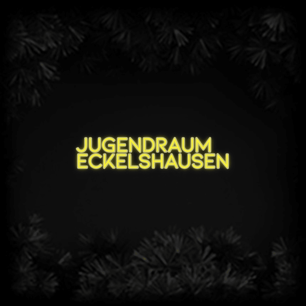 Konfiguriertes LED - Neonschild: Jugendraum Ecke... - Official Neon - led neon schild schriftzug personalisiert