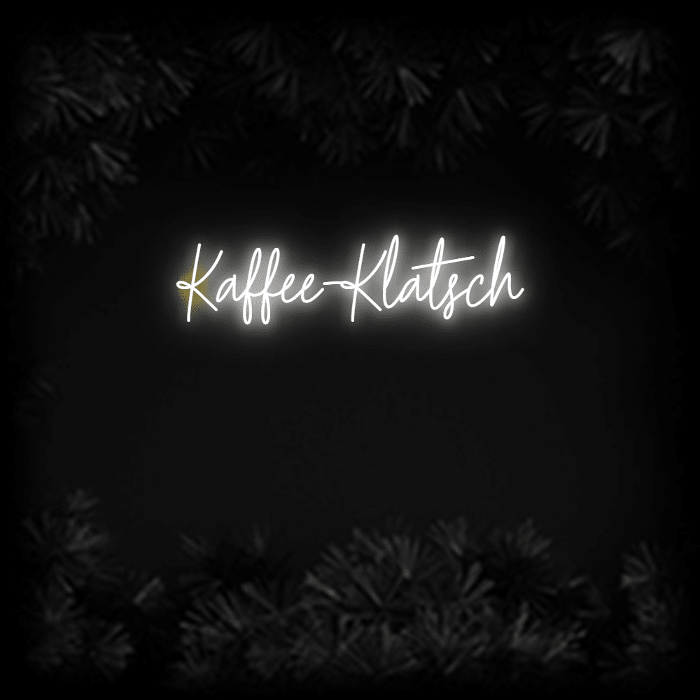 Konfiguriertes LED-Neonschild: Kaffee-Klatsch - Official Neon - led neon schild schriftzug personalisiert