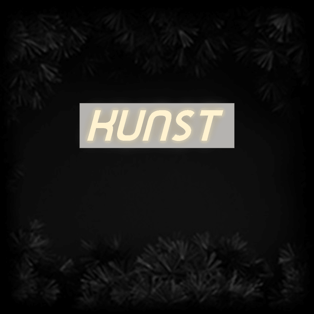 Konfiguriertes LED-Neonschild: KUNST - Official Neon - led neon schild schriftzug personalisiert