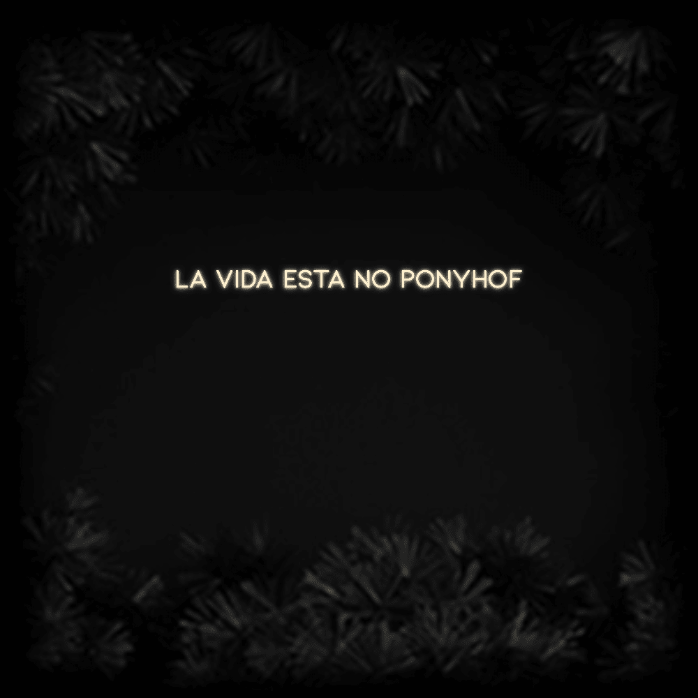 Konfiguriertes LED - Neonschild: La vida esta no... - Official Neon - led neon schild schriftzug personalisiert