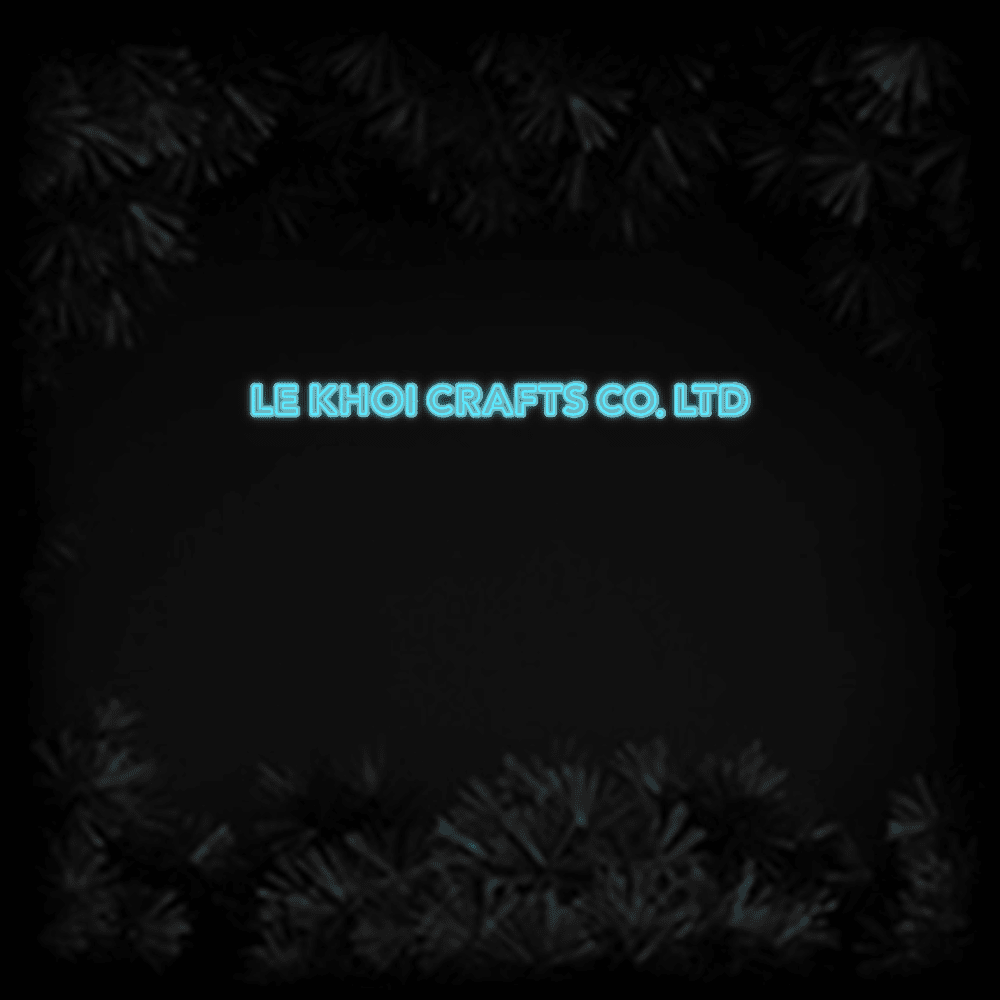Konfiguriertes LED - Neonschild: LE KHOI CRAFTS... - Official Neon - led neon schild schriftzug personalisiert