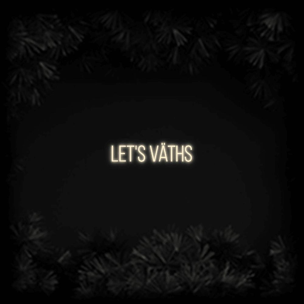 Konfiguriertes LED - Neonschild: Let's Väths - Official Neon - led neon schild schriftzug personalisiert