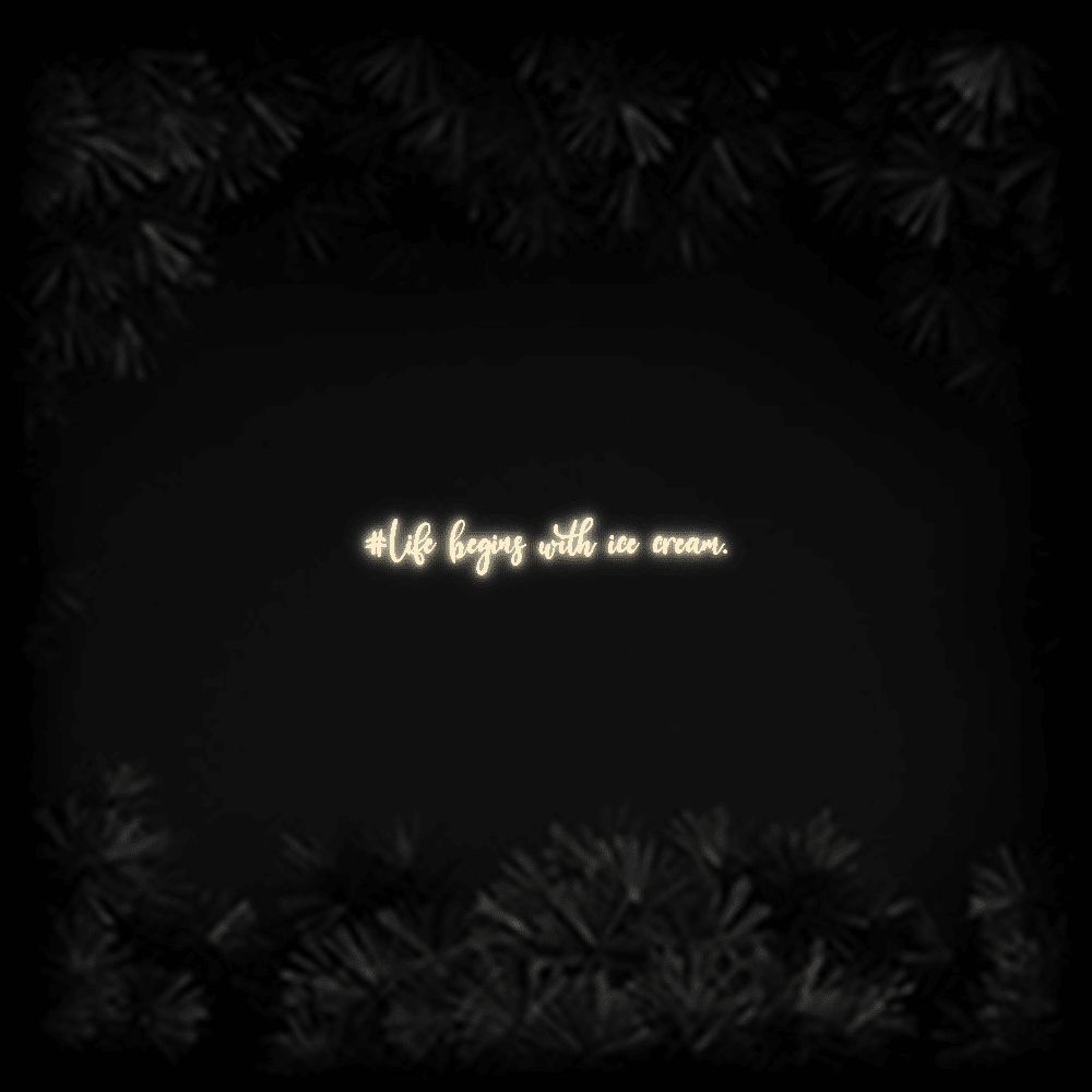 Konfiguriertes LED - Neonschild: Life begins wi... - Official Neon - led neon schild schriftzug personalisiert