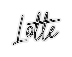 Konfiguriertes LED - Neonschild: Lotte - Official Neon - led neon schild schriftzug personalisiert
