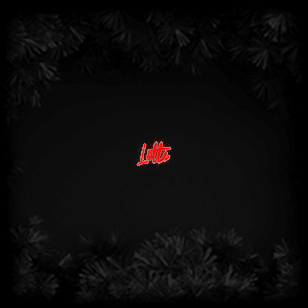 Konfiguriertes LED - Neonschild: Lotte - Official Neon - led neon schild schriftzug personalisiert