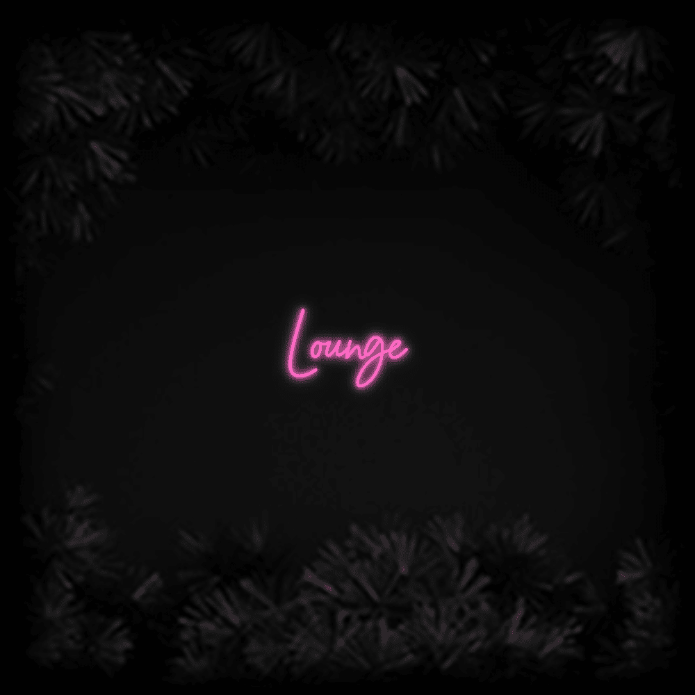 Konfiguriertes LED - Neonschild: Lounge - Official Neon - led neon schild schriftzug personalisiert